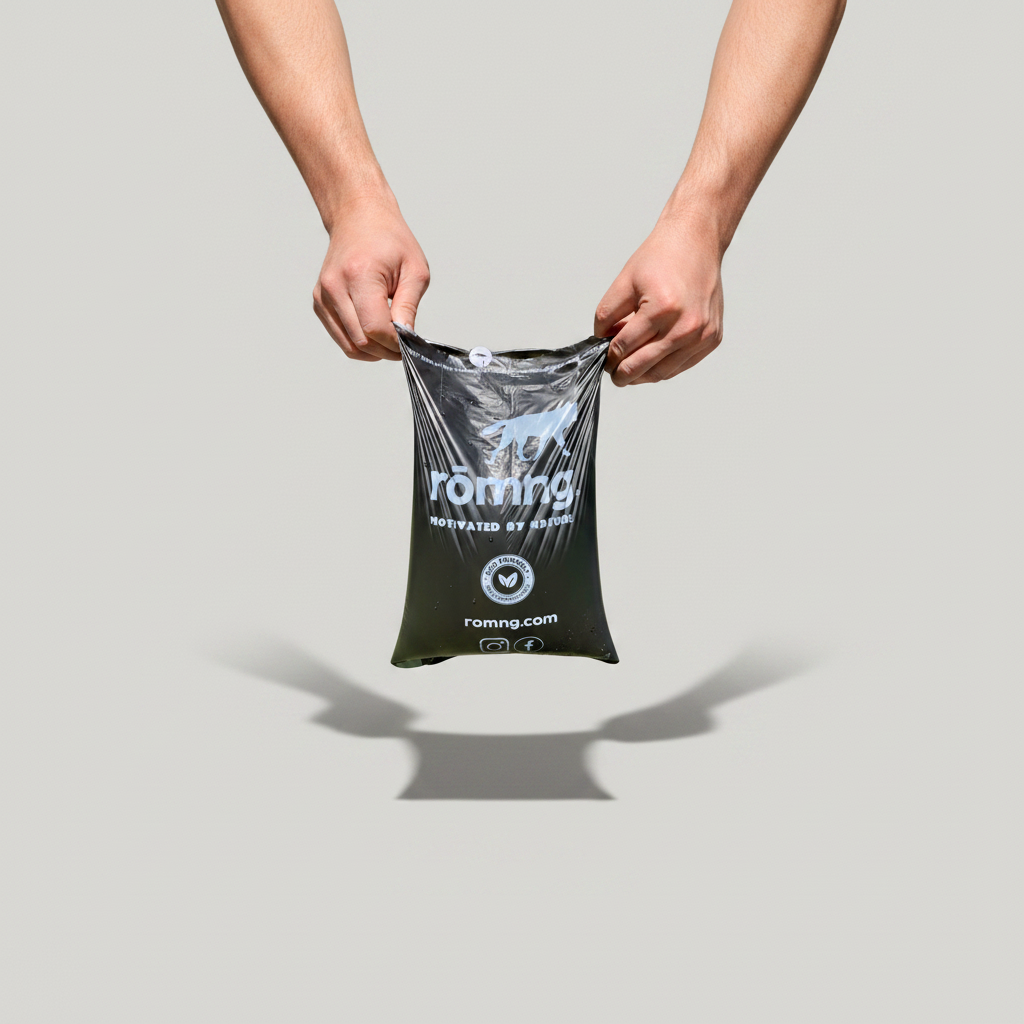 Sleek Dispenser With Compostable Bags