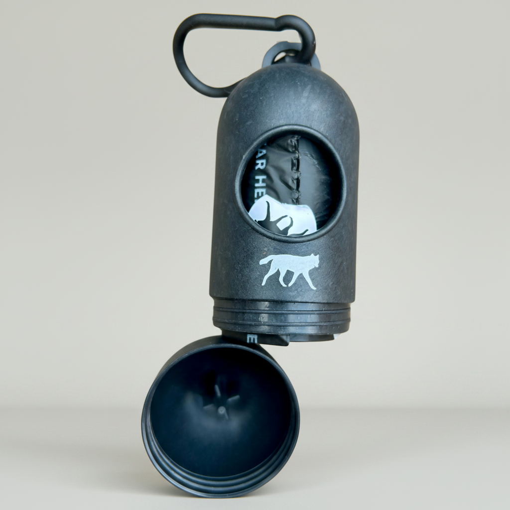 Sleek Dispenser With Compostable Bags