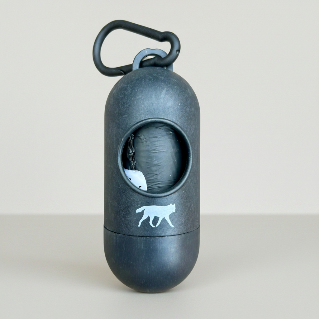 Sleek Dispenser With Compostable Bags