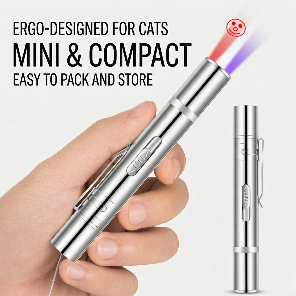 Sleek Stainless Steel Slim Pen 3-In-1