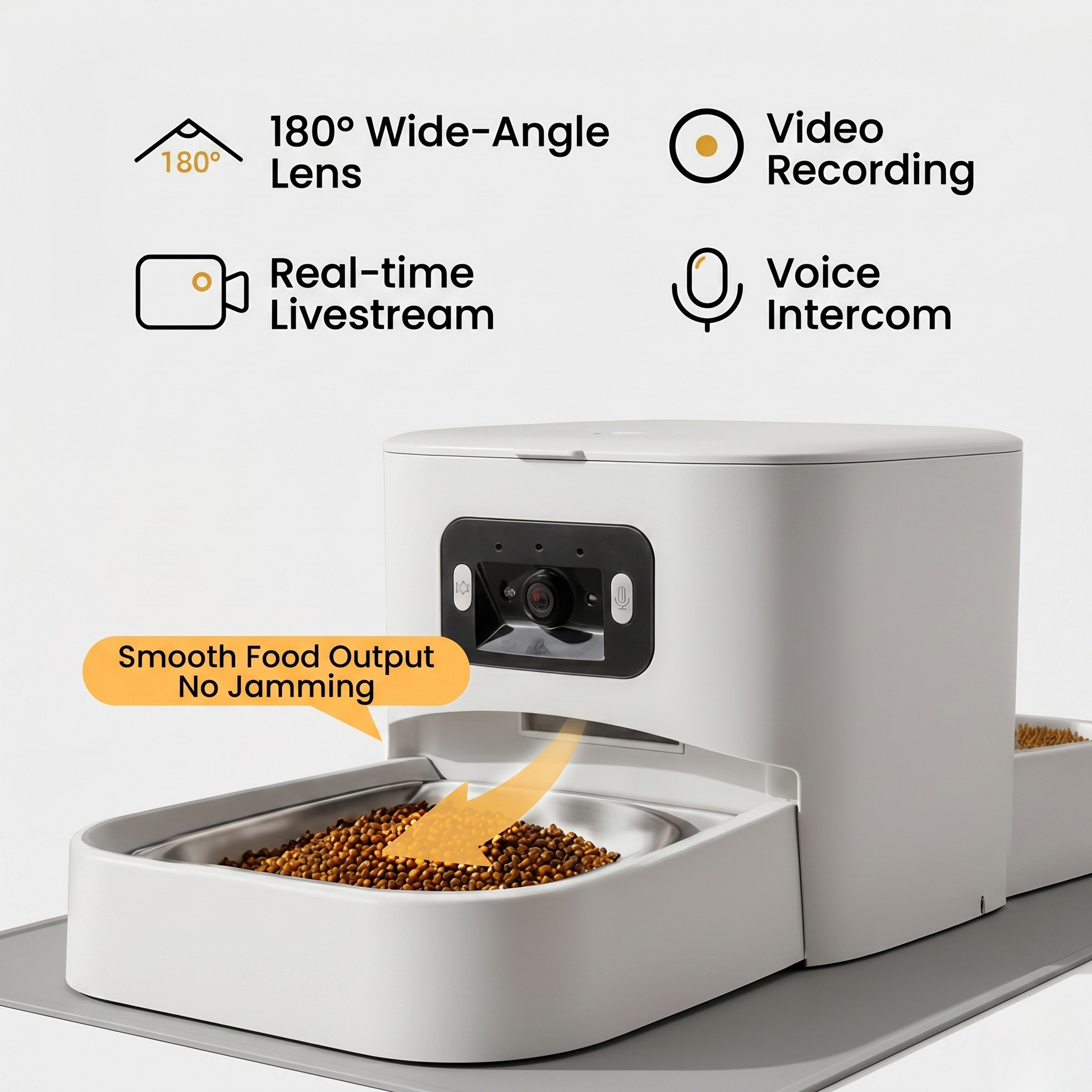 Smart Automatic Pet Feeder With Even Dispense