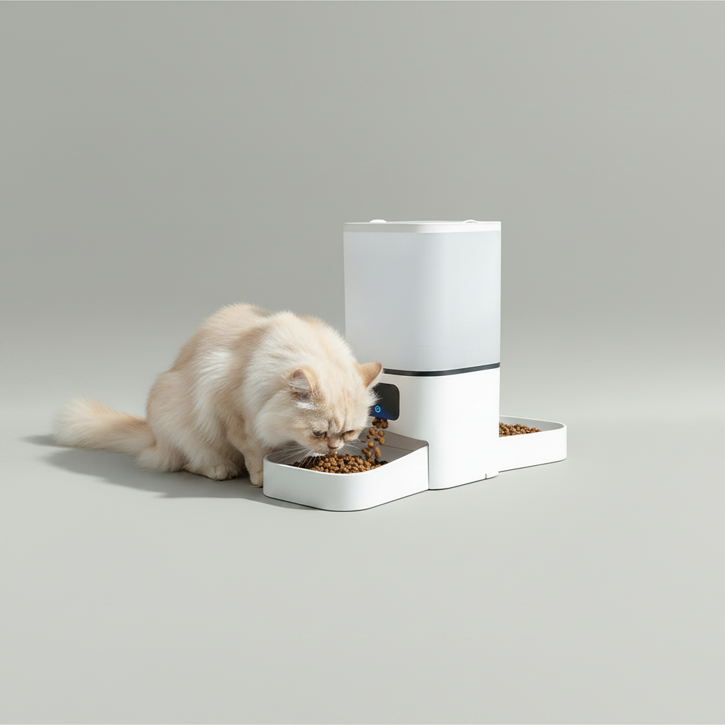 Smart Automatic Pet Feeder With Even Dispense
