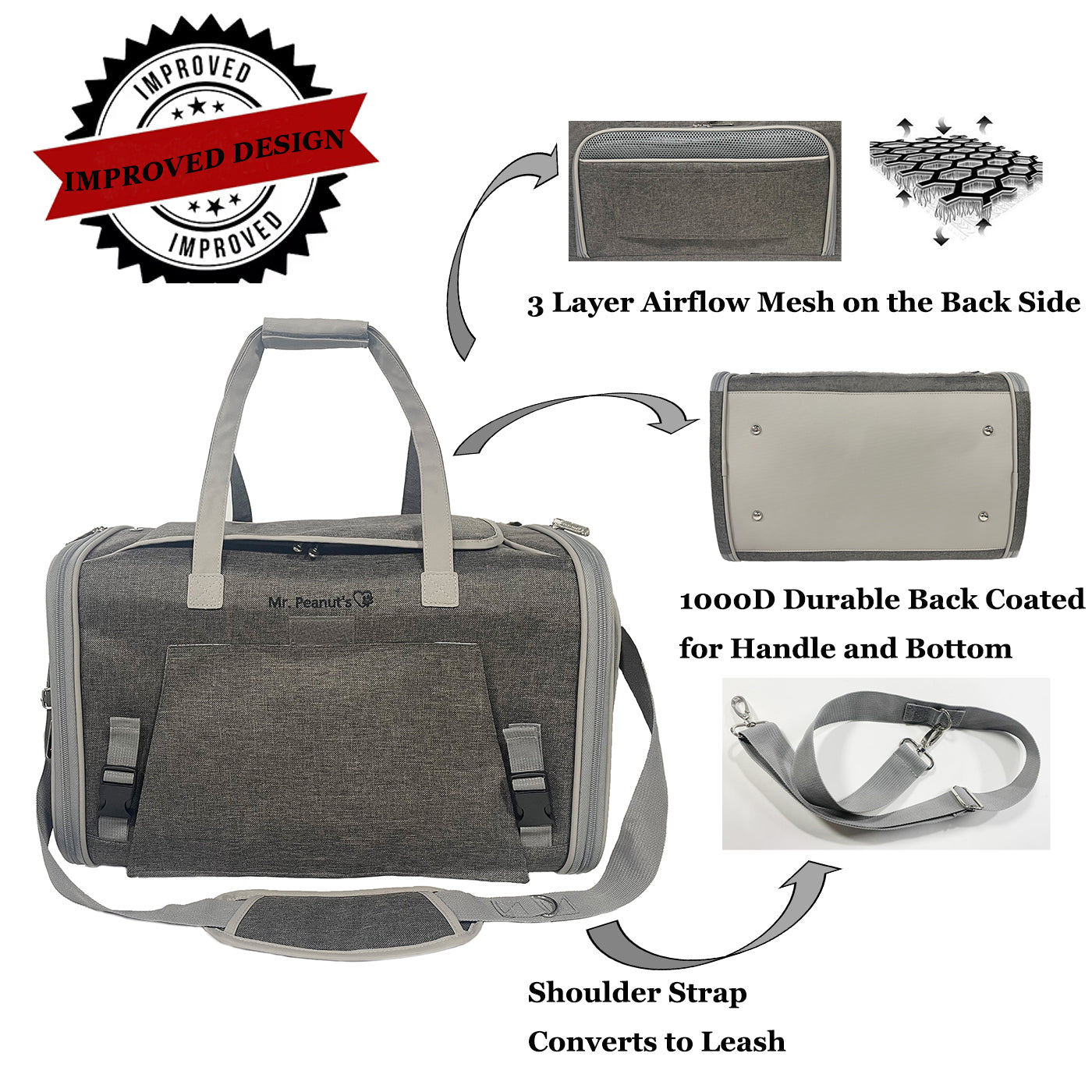 Soft Sided Expandable Pet Carrier