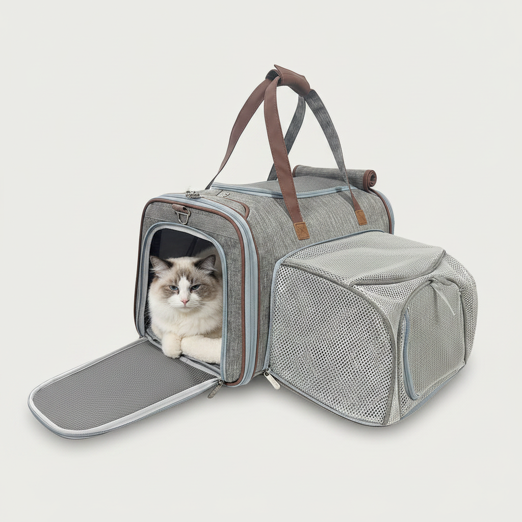 Soft Sided Expandable Pet Carrier