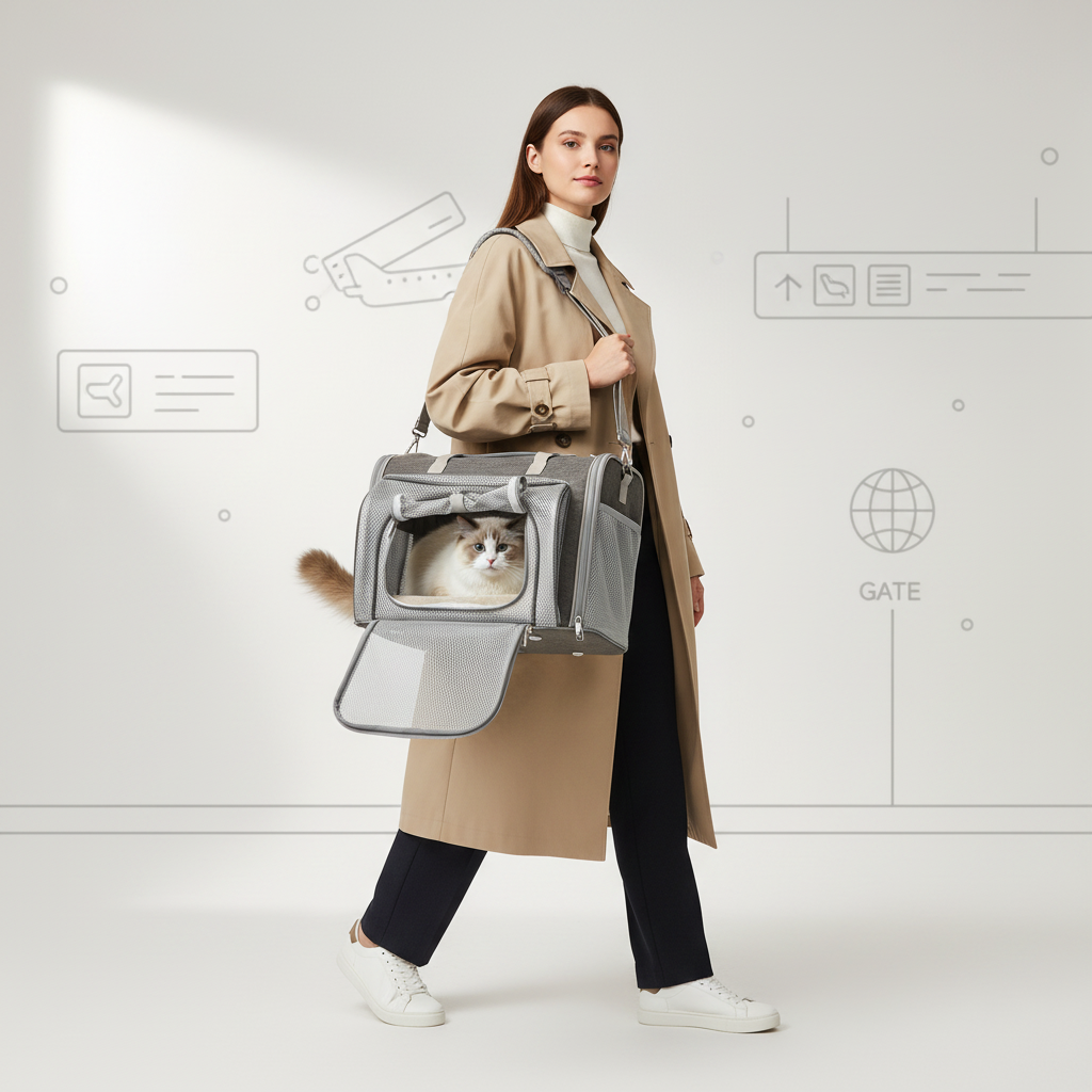 Soft Sided Expandable Pet Carrier