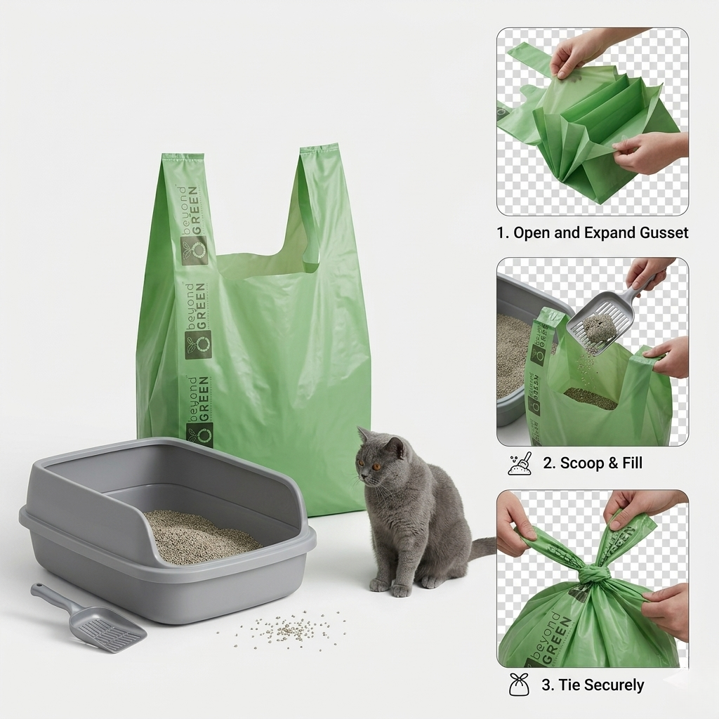 Tie-Handle Litter Bags