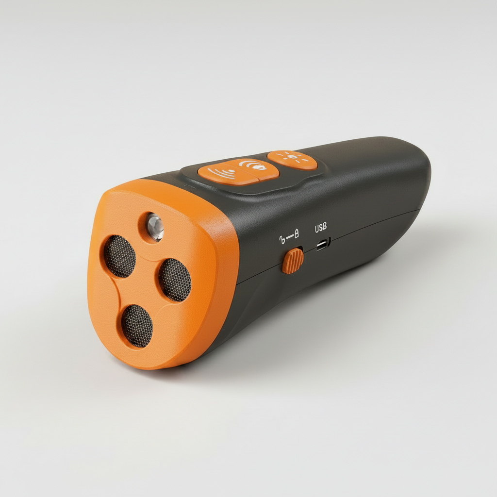 Ultrasonic 3-Head Dog Trainer