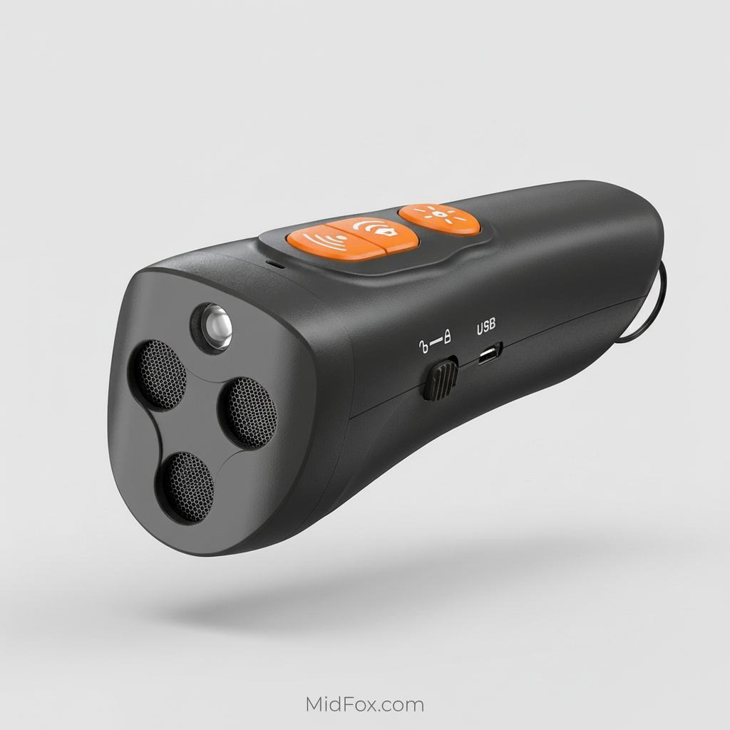 Ultrasonic 3-Head Dog Trainer