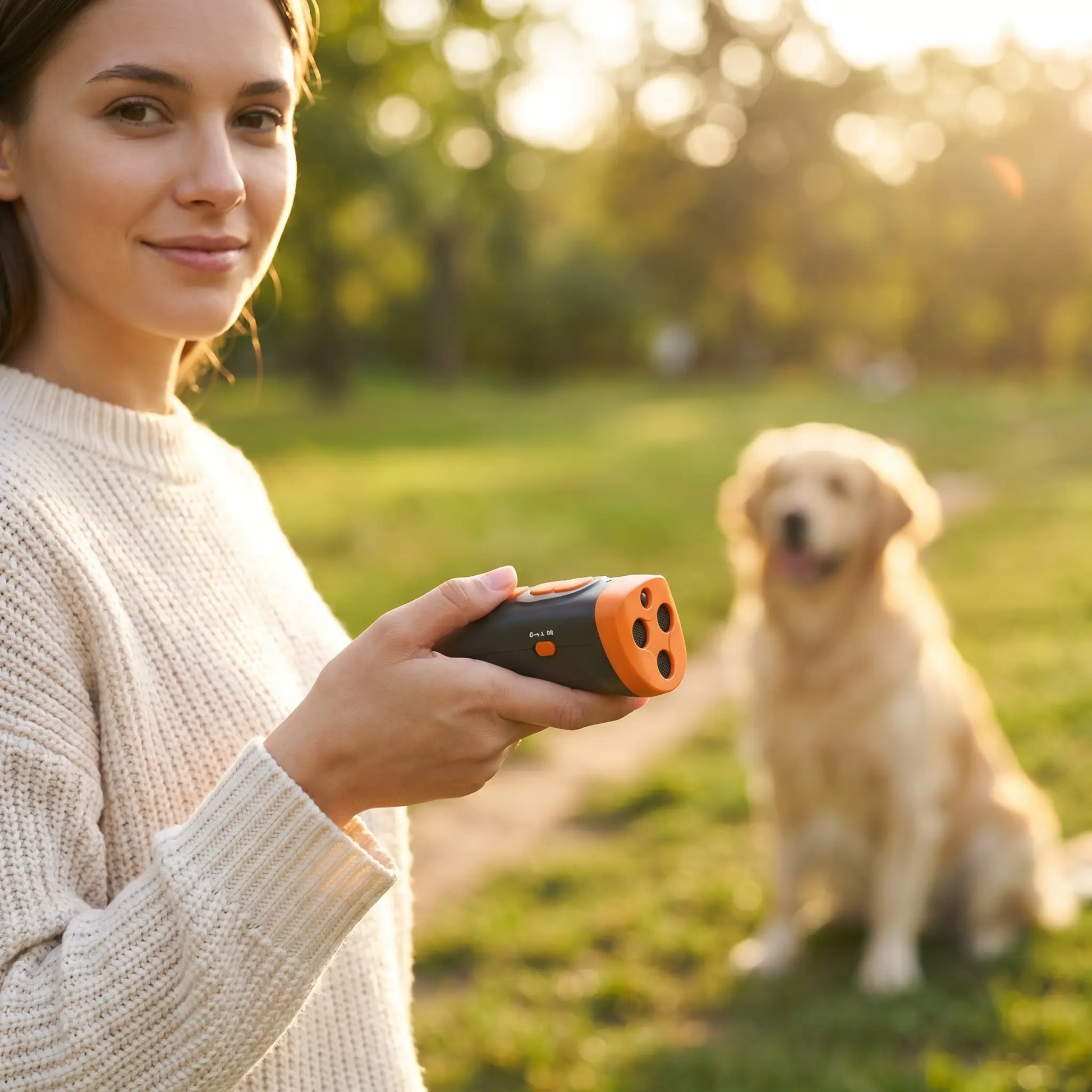 Ultrasonic 3-Head Dog Trainer