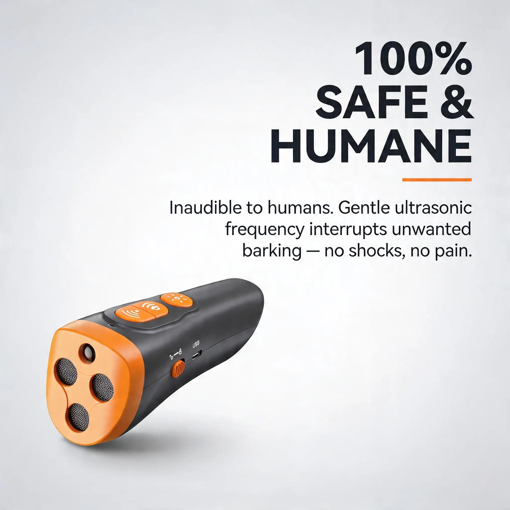 Ultrasonic 3-Head Dog Trainer