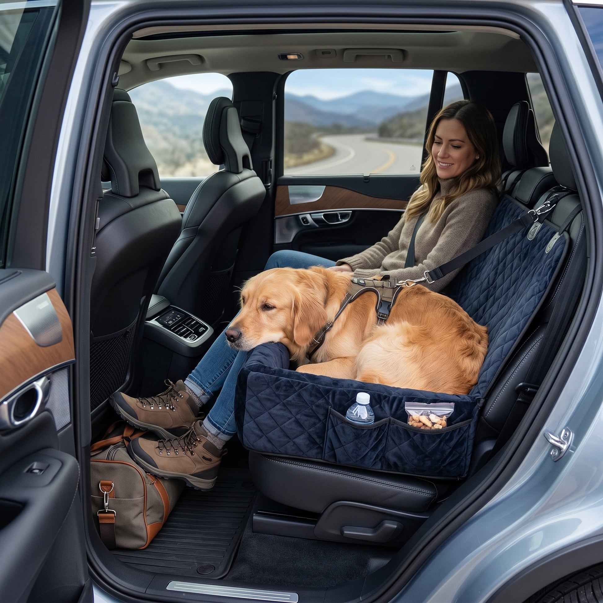 Velvet Booster Car Seat