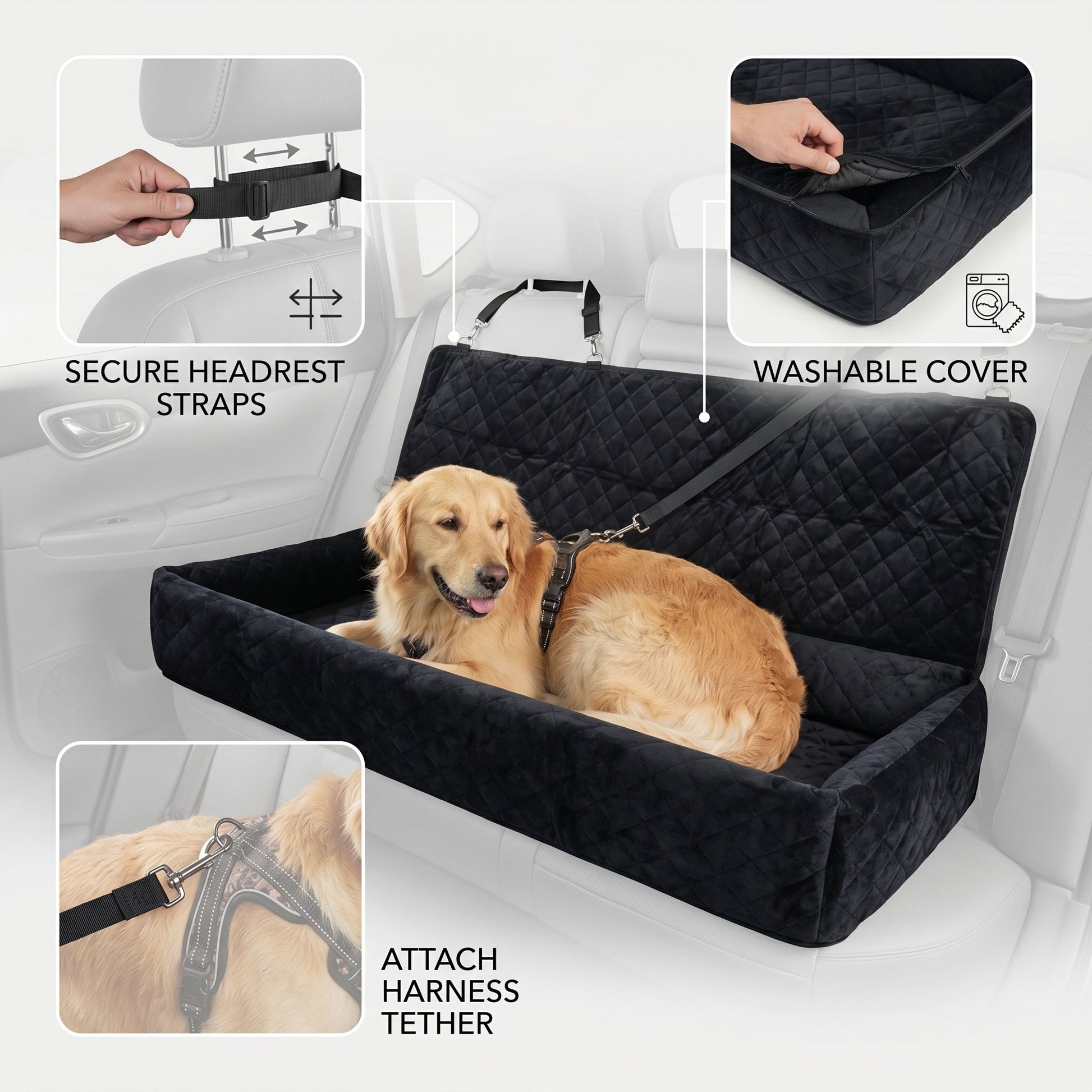 Velvet Booster Car Seat