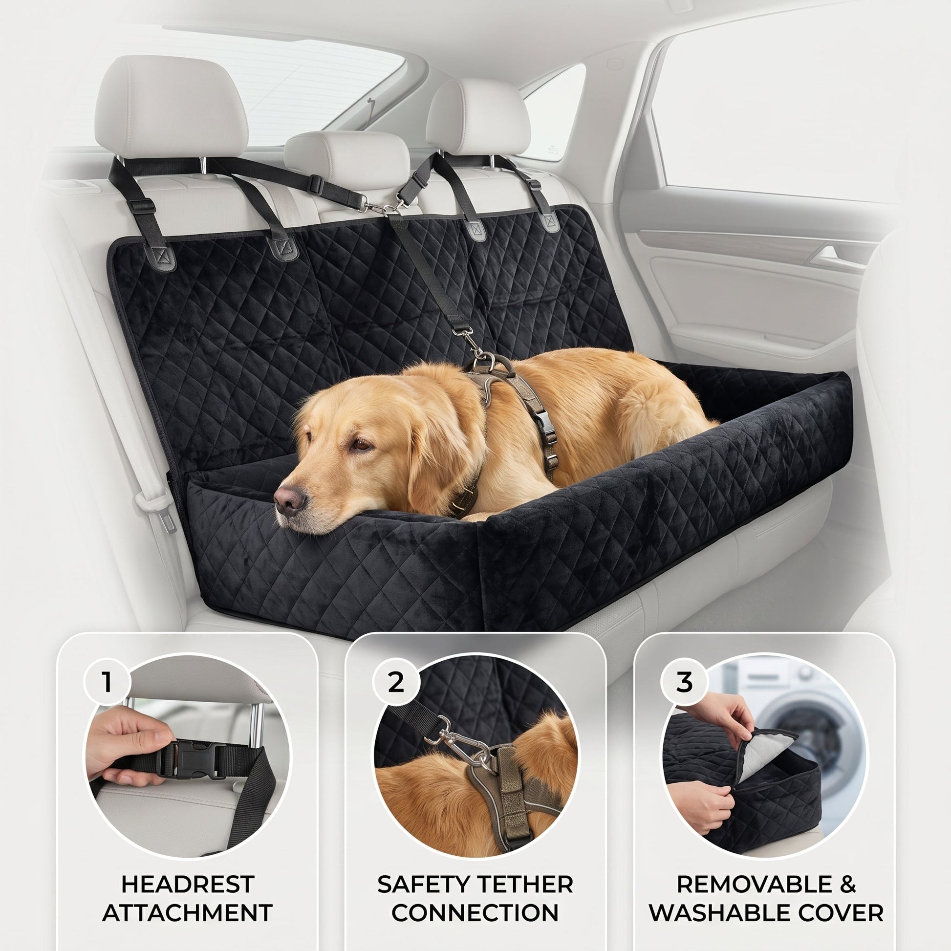 Velvet Booster Car Seat
