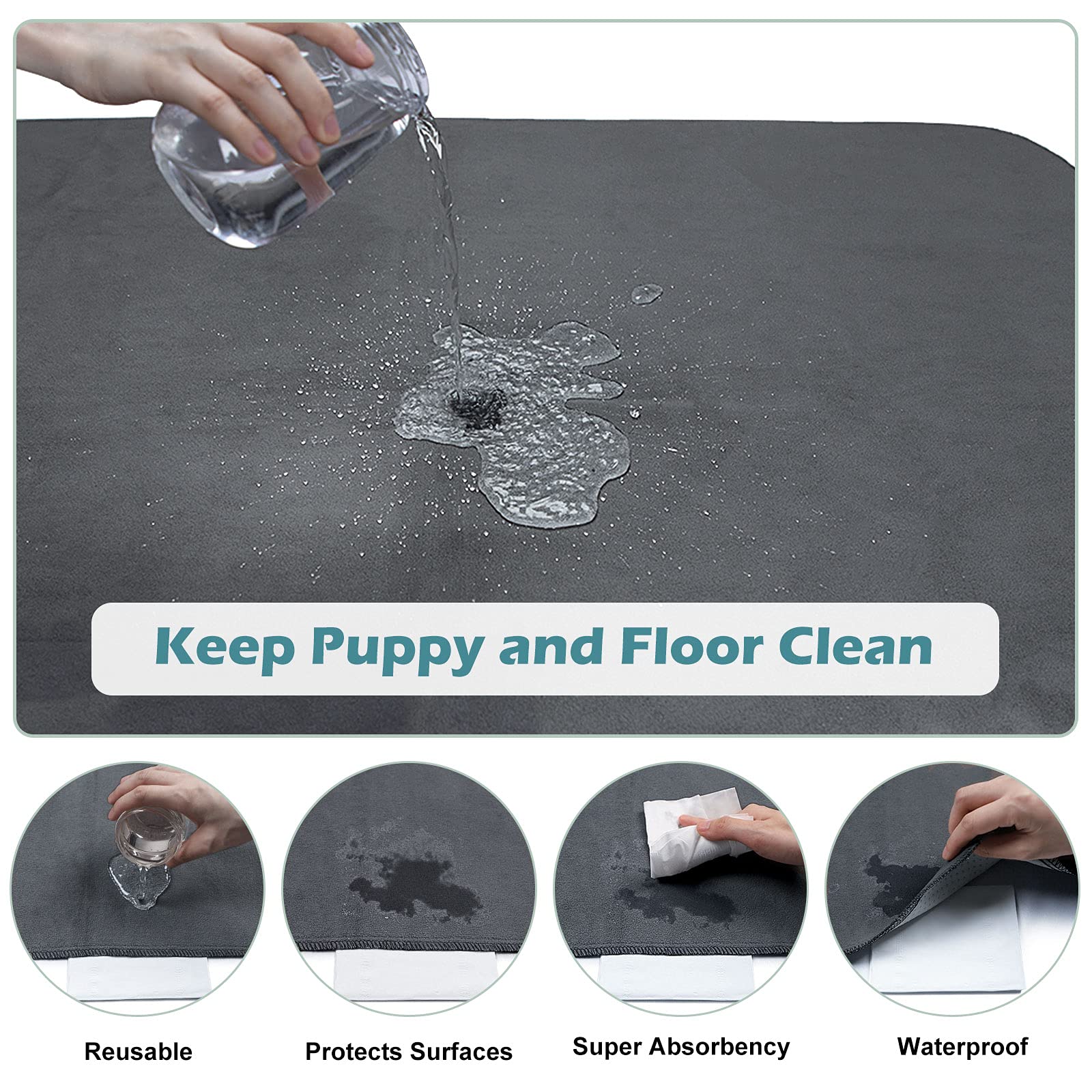Washable Non-Slip Pee Pad